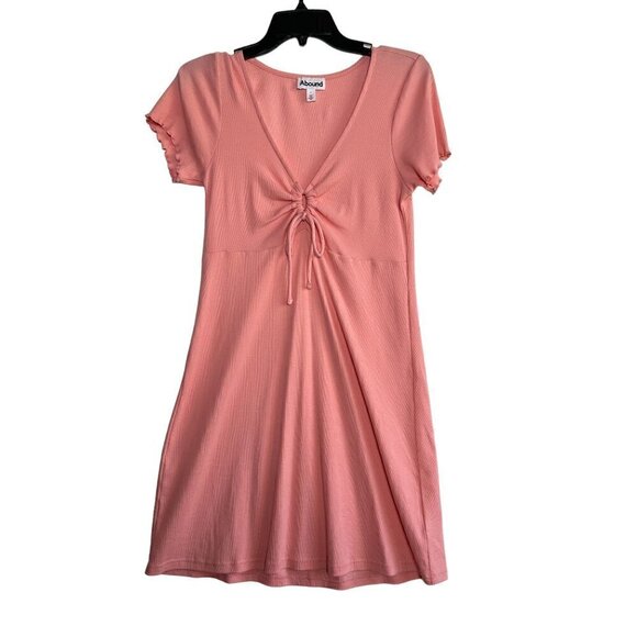 NEW Abound Ribbed Mini Dress with Gathered Chest Detail Size L - Picture 1 of 4